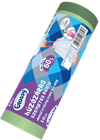 GLOSSY SZEMETESZSÁK SZALAGBEHÚZÓS 60L 10DB/ROLL (25)