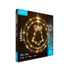 MODEE KARÁCSONYI LED DEKORÁCIÓ ABLAKRA 30CM 48LED ELEMES MELEG FÉNYŰ (C3008) (5)