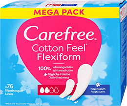 CAREFREE TISZTASÁGI BETÉT COTTON FEEL 76DB FLEXIFORM (5)