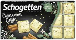 SCHOGETTEN LIMITED (őszi) TÁBLÁS FEHÉRCSOKOLÁDÉ 100G FAHÉJ (15)