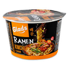 GLADS RAMEN INSTANT TÉSZTALEVES (tálka) 105G KIMCHI SZÓSSZAL (18)