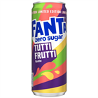 (DRS) FANTA DOB. SZÉNSAVAS ÜDÍTŐ 330ML ZERO TUTTI-FRUTTI (24)