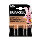 DURACELL BASIC ALKÁLI ELEM 4DB AAA MIKRO (10)