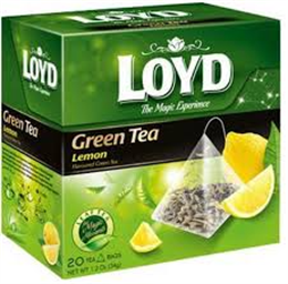 LOYD PIRAMIS TEA 20X1,5G GREEN TEA LEMON (10)