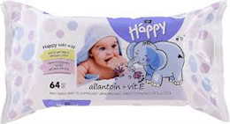 BELLA BABY HAPPY NEDVES TÖRLŐKENDŐ 64DB VITAMIN&ALANTOIN (10)