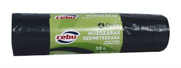 CEBU SZEMETESZSÁK 35L HÚZÓZÁRAS 20DB/ROLL