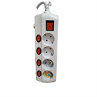 SKY ELECTRIC ELOSZTÓ TÖBBKAPCSOLÓS 1,5M 4 FOGL. (20) (xx-004k-1,5m)