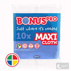 BONUSPRO ÁLTALÁNOS TÖRLŐKENDŐ 10DB MAXI KÉK (b259) (20)