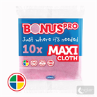 BONUSPRO ÁLTALÁNOS TÖRLŐKENDŐ 10DB MAXI PINK (b273) (20)