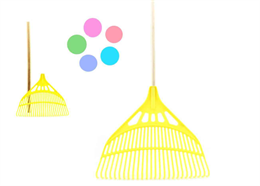 E. LOMBSEPRŰ 66CM MŰANYAG, SZÍNES NYÉLLEL (5)