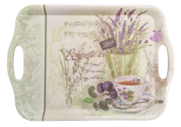 ACH TÁLCA MŰA. LEVENDULA 35,5x25,5x2,2CM FÜLLEL (48)