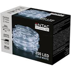 ENTAC KARÁCSONYI FÜZÉR 200LED 20M PVC MICROLED HIDEGFEHÉR (1)