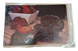 ACH TÁNYÉRALÁTÉT 4DB 43x28CM CUKRÁSZAT (12)