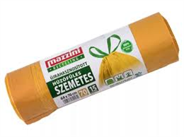 MAZZINI SZEMETESZSÁK HÚZÓZÁRAS ÚJRAHASZN. 70L 15DB/ROLL (30)