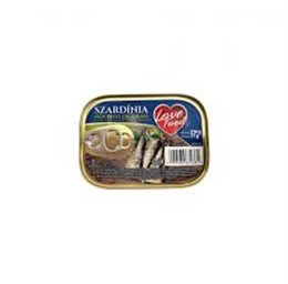 LOVE FOOD SZARDÍNIA 110G NÖVÉNYI OLAJBAN (16)