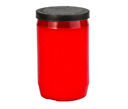 TEMETŐI MÉCSESBETÉT OIL1P 10CM PIROS (24)