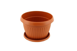 E. BELLA VIRÁGCSERÉP+ALÁTÉT 16CM (60)