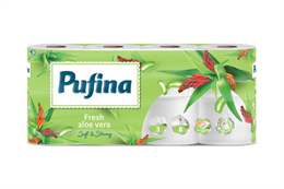 PUFINA TOLAETTPAPÍR 8TEK. 3RTG. ALOE VERA (7)