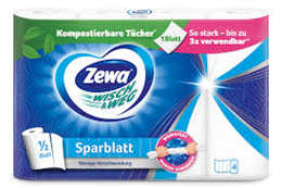 ZEWA WISCH&WEG PAPÍRTÖRLŐ 4TEK. 2RTG. SPARBLATT (4)