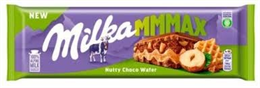 MILKA TÁBLÁS TEJCSOKOLÁDÉ 270G NUTTY CHOCO WAFER (22)