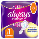 ALWAYS EGÉSZSÉGÜGYI BETÉT PLATINUM NORMAL 8DB (16)