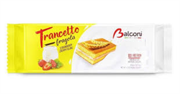 BALCONI TRANCETTO PISKÓTASZELET 10x28G JOGHURTOS EPERREL TÖLTVE (15)