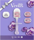 GILLETTE AJÁNDÉKCSOMAG VENUS COMFORT GLIDE BOROTVA+3DB PÓRFEJ+TARTÓ+ÉLVÉDŐ kozmetikai táskával (9)