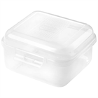 H. UZSONNÁS DOBOZ MŰANYAG 'S' 13,5x13x8CM (1703) (16)