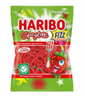 HARIBO GUMICUKOR 75G SPAGHETTI FIZZ STRAWBERRY (20)