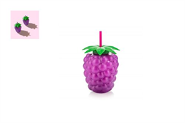 E. BÖGRE MŰANYAG SZÍVÓSZÁLLAL 800ML SZEDER (L-00820) (20)