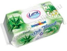LARA BABY NEDVES TÖRLŐKENDŐ 120DB ALOE VERA (12)