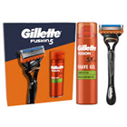 GILLETTE AJÁNDÉKCSOMAG FUSION5 BOROTVA+1DB PÓTFEJ+BOROTVAGÉL 200ML (6)
