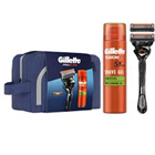 GILLETTE AJÁNDÉKCSOMAG FUSION PROGLIDE BOROTVA+2DB PÓTFEJ+BOROTVAGÉL 200ML UTAZÓTÁSKÁBAN (6)