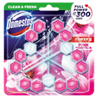 DOMESTOS WC FRISSÍTŐ BLOKK BLUE WATER 3X53G PINK MAGNOLIA (9)