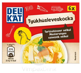 DELIKÁT KOCKA 60G TYÚKHÚSLEVES (24)