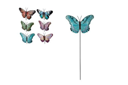 E. KERTI DEKORÁCIÓ FÉM PILLANGÓ (24)