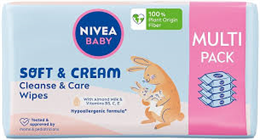 NIVEA BABY NEDVES TÖRLŐKENDŐ 57DB SOFT&CREAM (20)